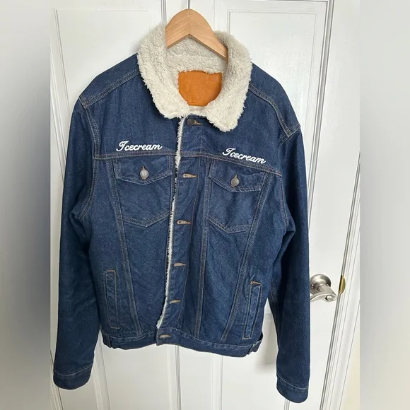 ICECREAM RUNNING DOG CLASSIC DENIM JACKET BBC ICE CREAM - Picture 1 of 6